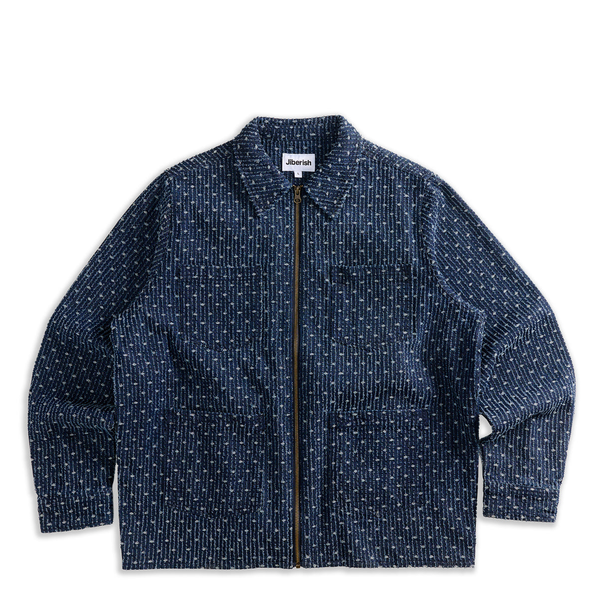 Custom Denim Zip Through Overshirt
