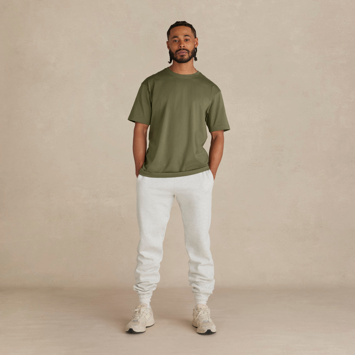 Military Olive Midweight Supima® Tee