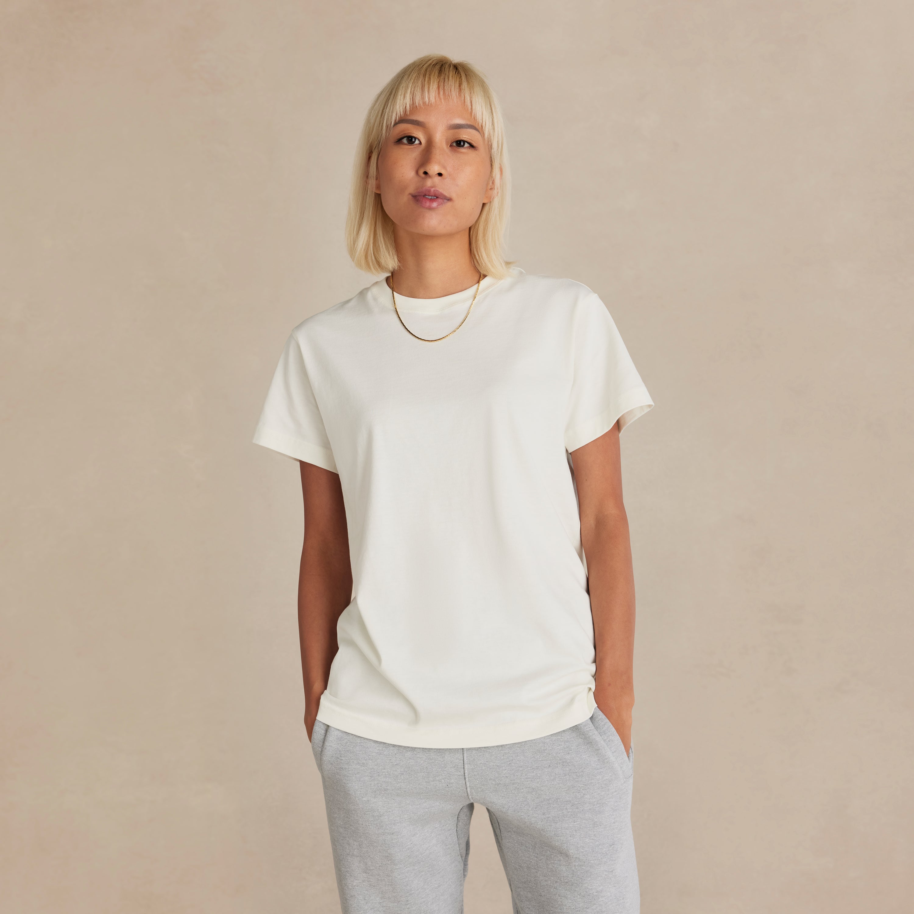 Natural Midweight Supima® Tee