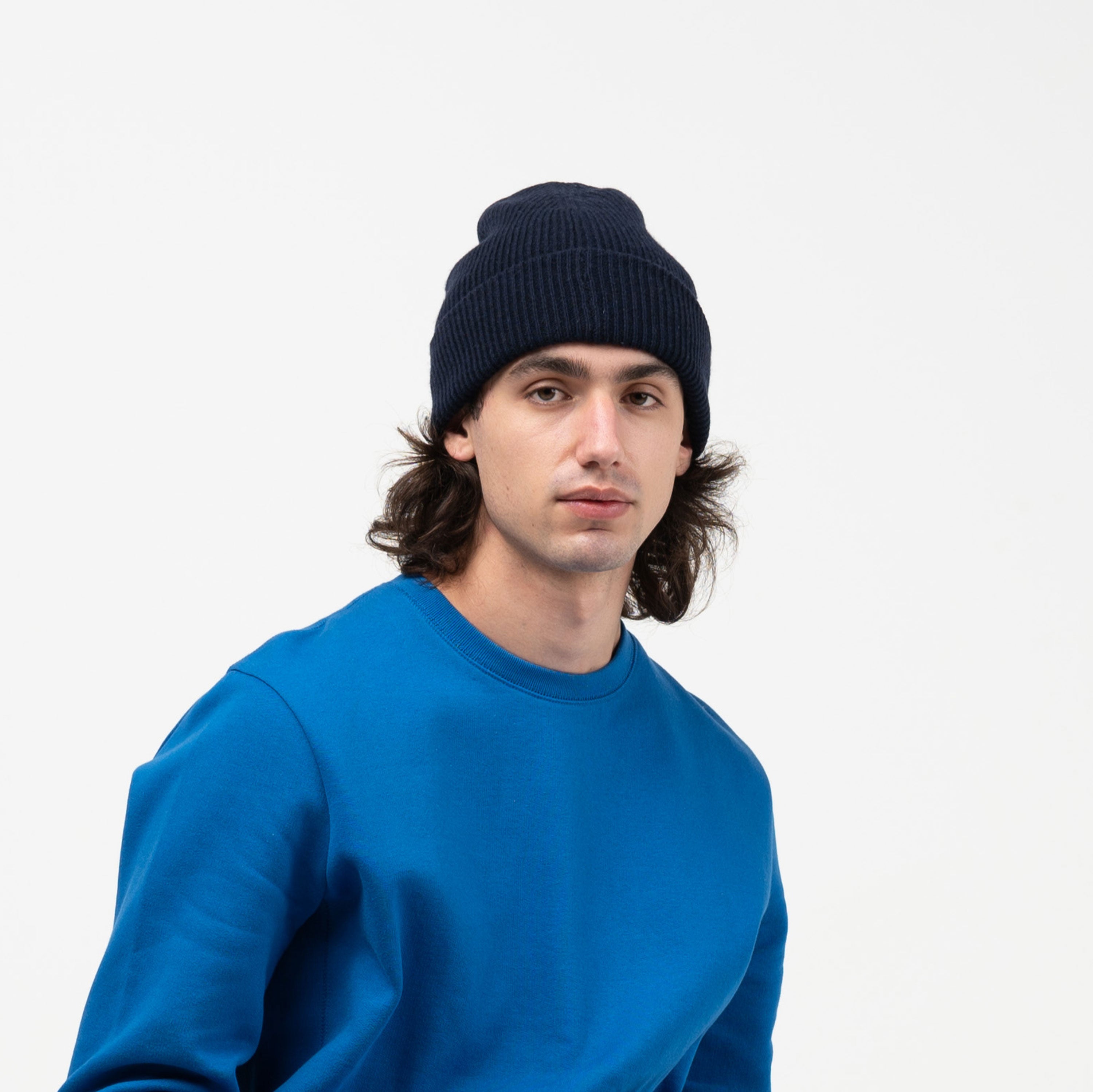 帽子 everyone basic beanie (NAVY) JWM Military Beanie Hats