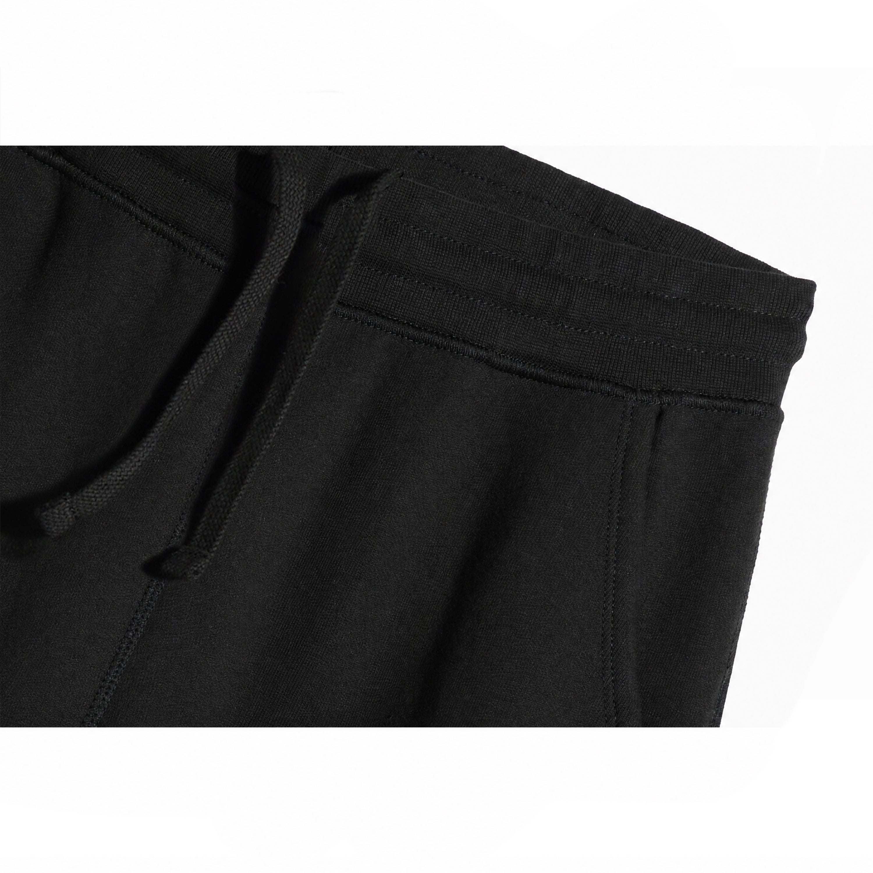 Black Organic Heavyweight Brushed Pant
