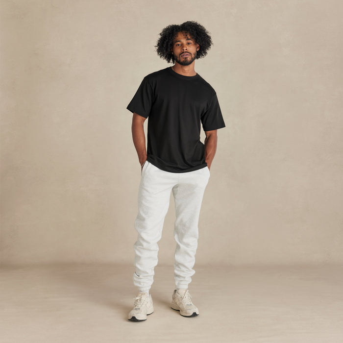 Ash Heather Organic Heavyweight Brushed Pant