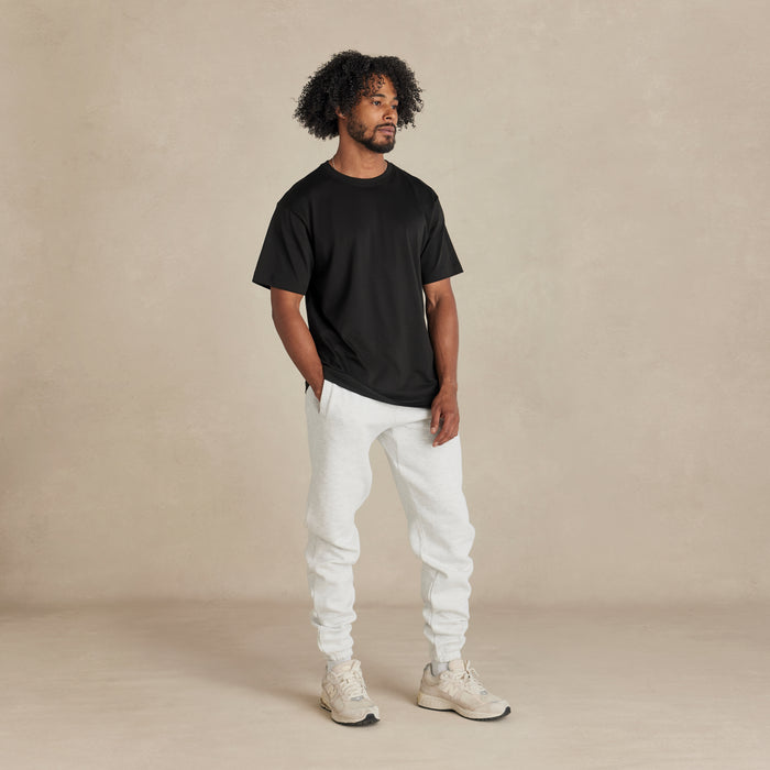 Ash Heather Organic Heavyweight Brushed Pant