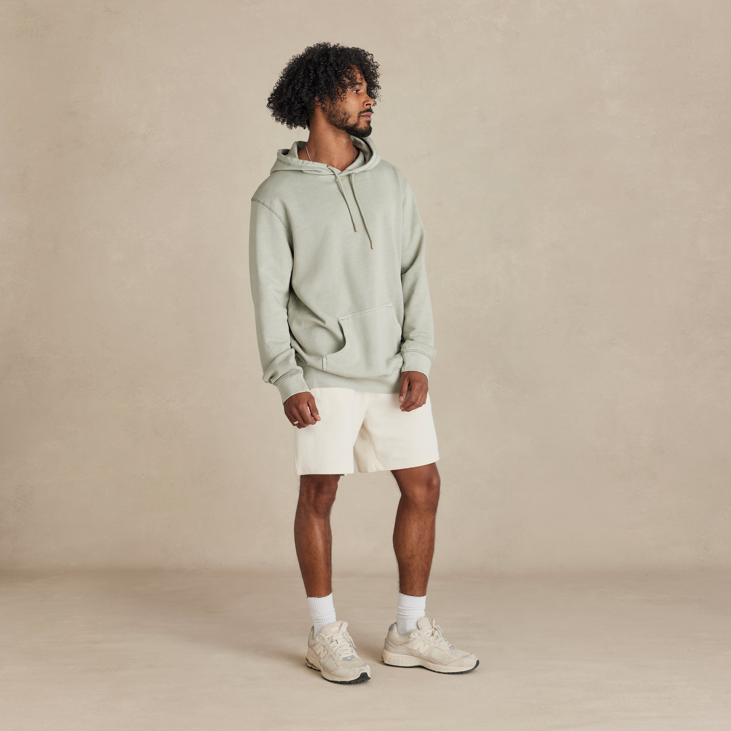 Sage Midweight Organic French Terry Hood