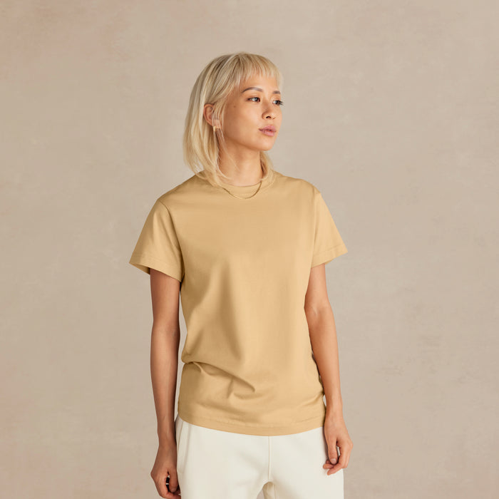 Tan Midweight Supima® Tee