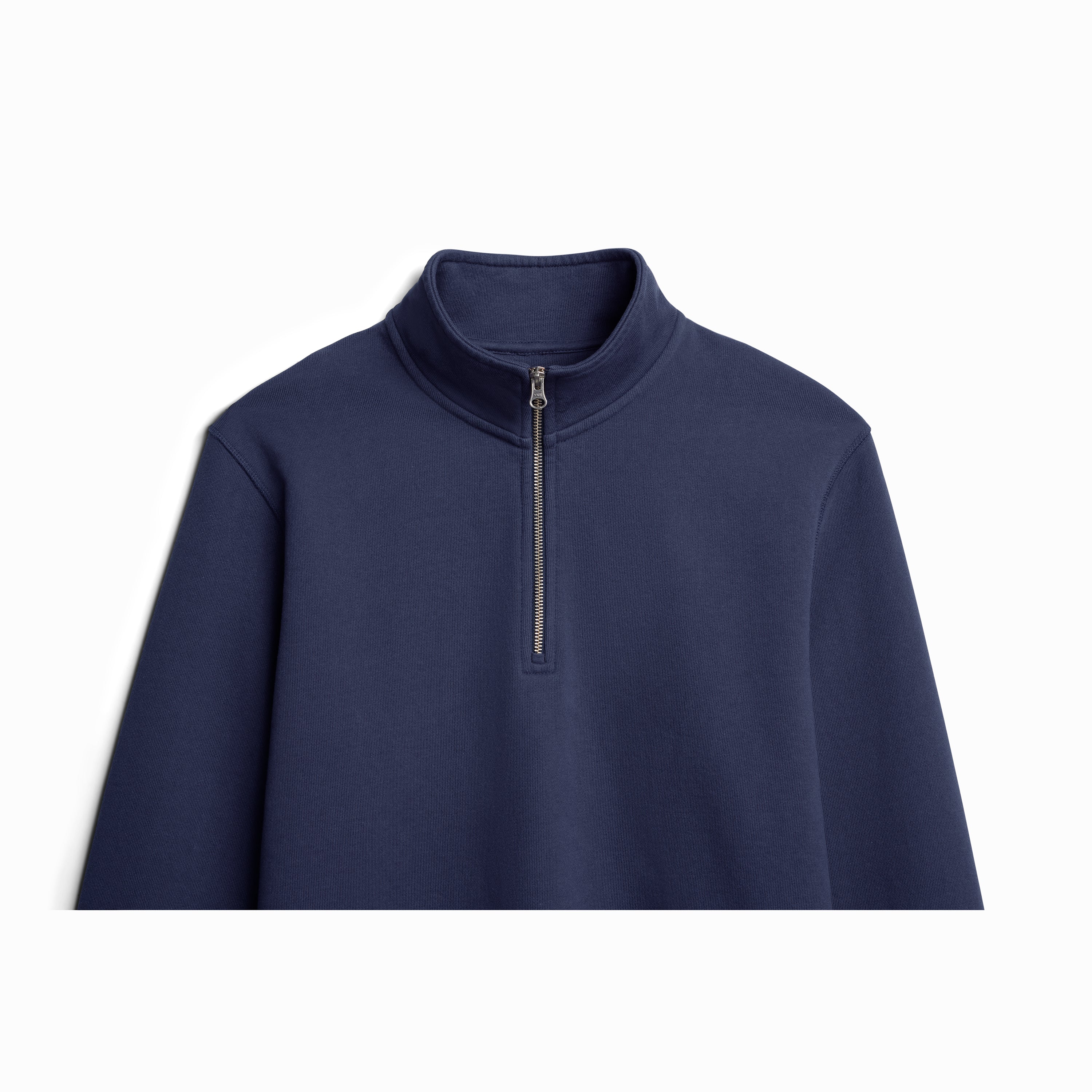 Eclipse Ultra Heavyweight Organic French Terry Quarter Zip