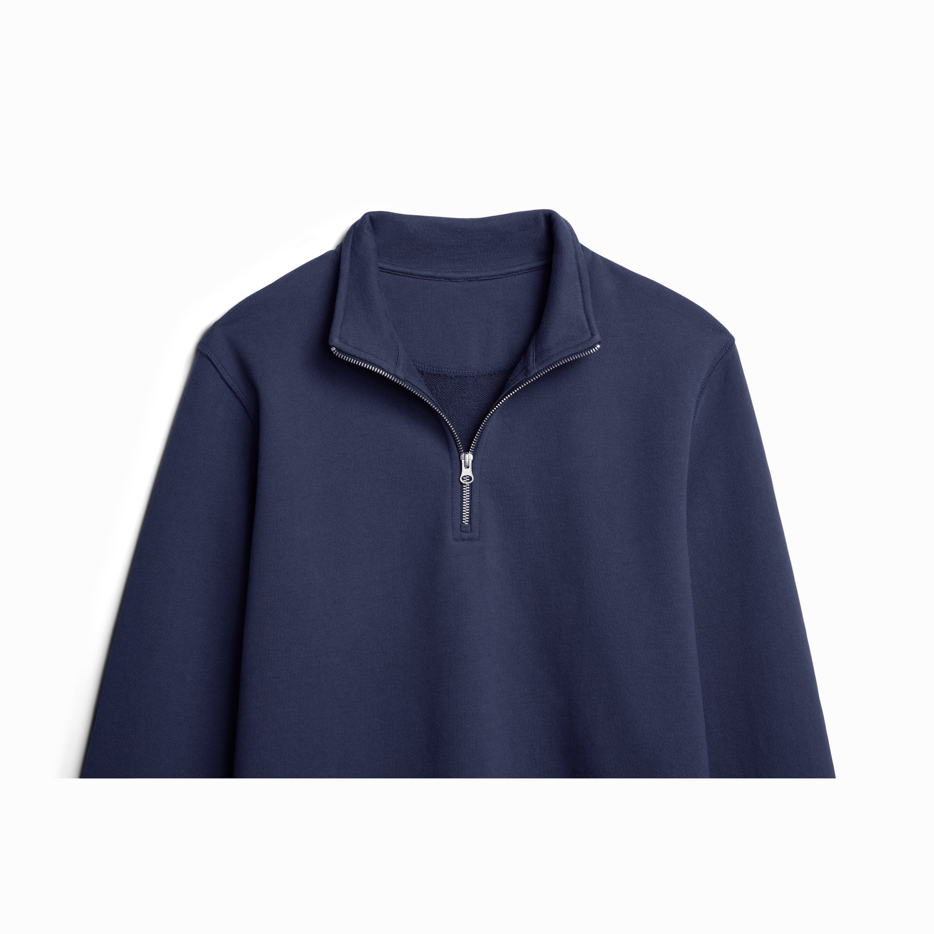 Eclipse Ultra Heavyweight Organic French Terry Quarter Zip