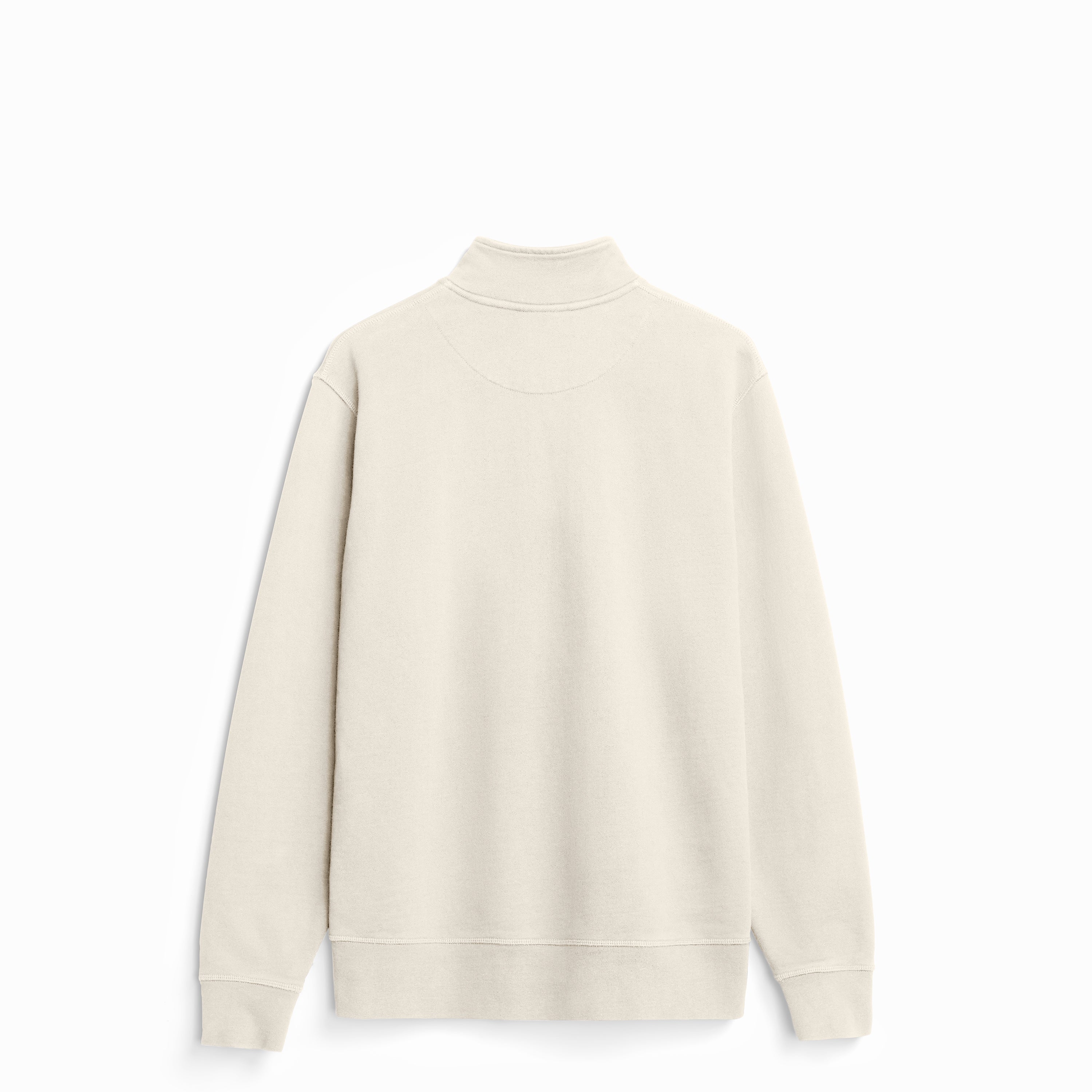 Parchment Ultra Heavyweight Organic French Terry Quarter Zip