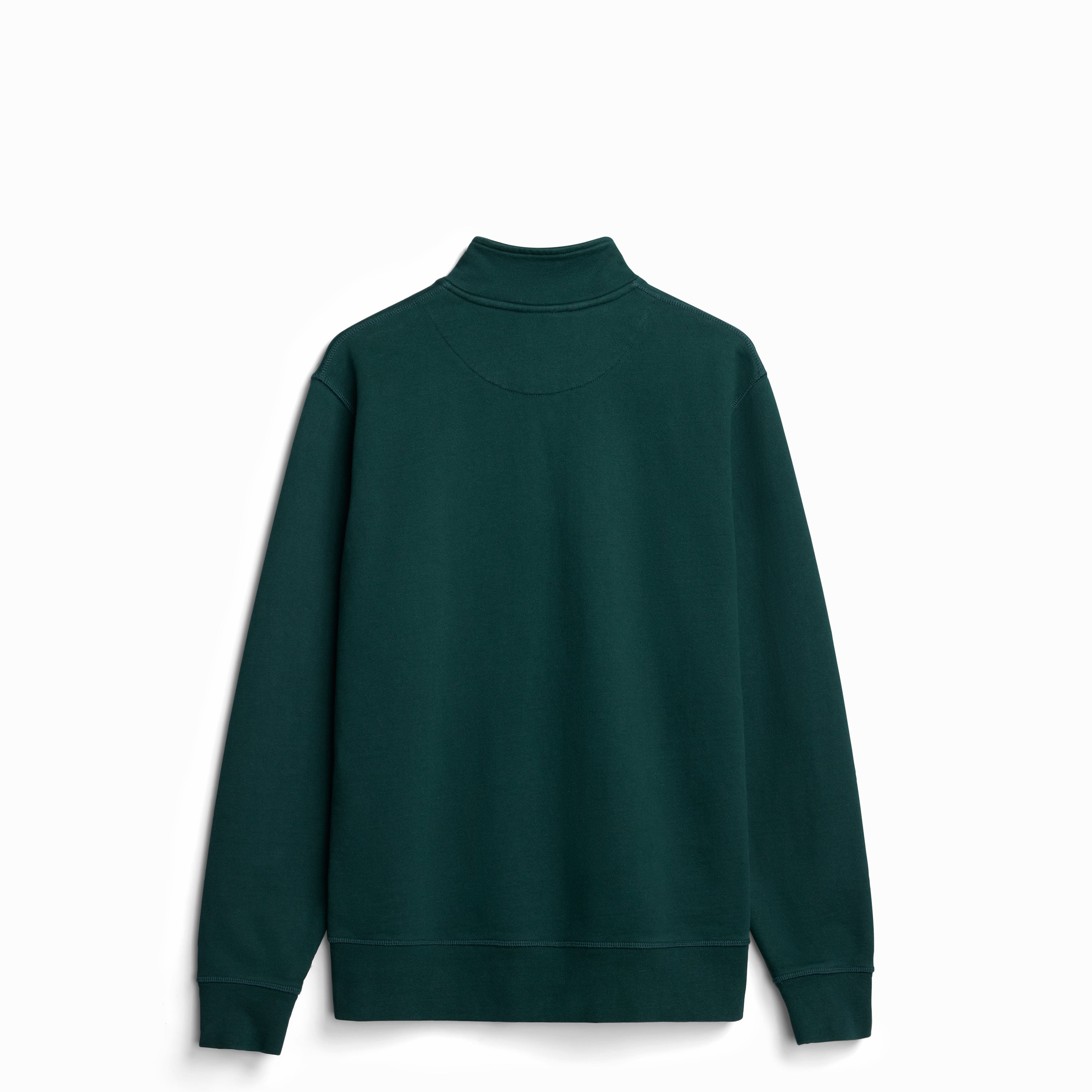Pine Ultra Heavyweight Organic French Terry 1/4 Zip