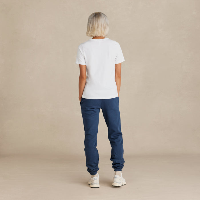 White Midweight Supima® Women's Tee