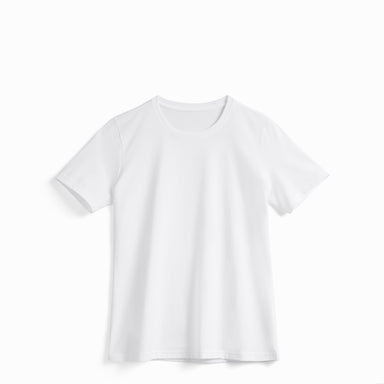 Women's White American Grown Supima® 100% Cotton 6oz T-Shirt