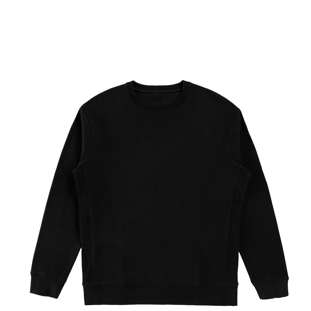 Black Organic Cotton Crewneck Sweatshirt Original Favorites