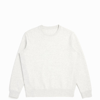 Ash Heather Organic Cotton Crewneck Sweatshirt