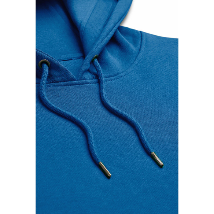 French Blue Organic Cotton Hooded Sweatshirt