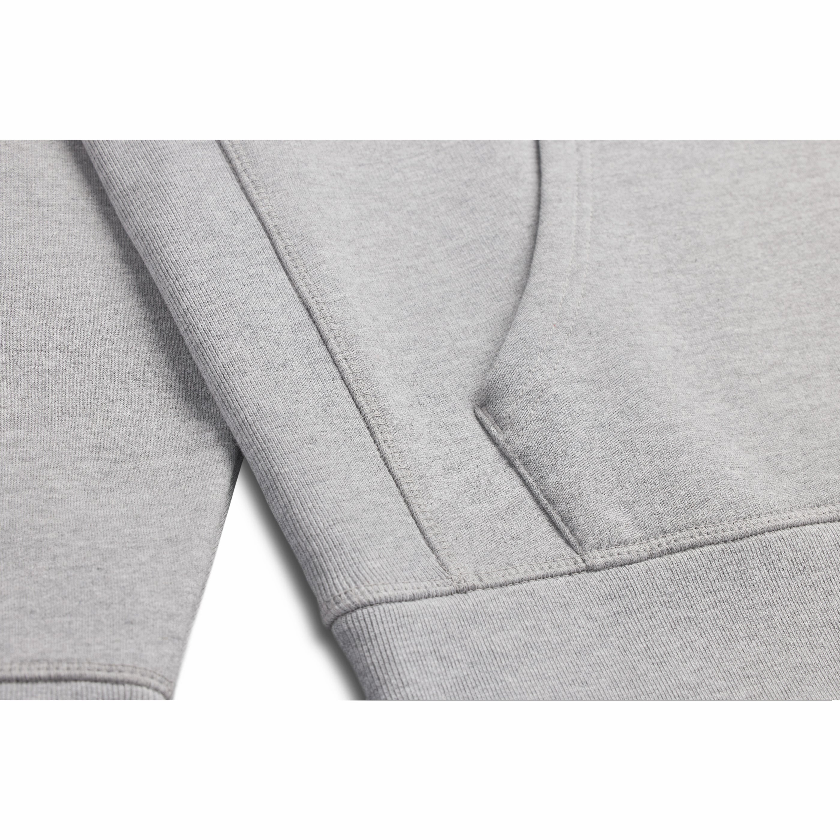 Heather Grey Heavyweight Organic Brushed Hood — Original Favorites