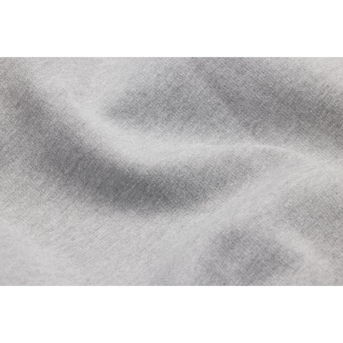  Light Heather Gray Sweatshirt Fleece Fabric - by The