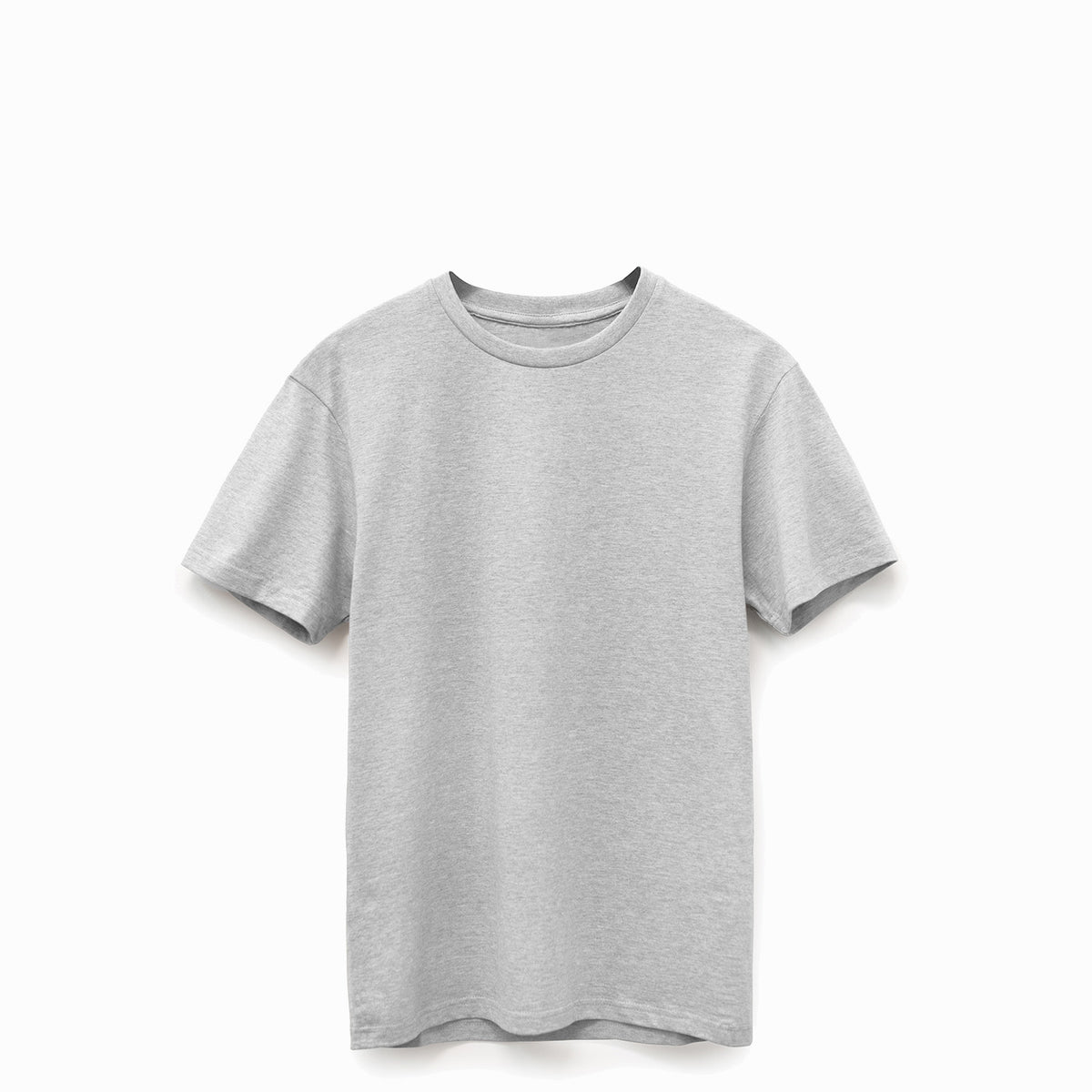 Wholesale Men's Heather Grey Plain T-Shirt