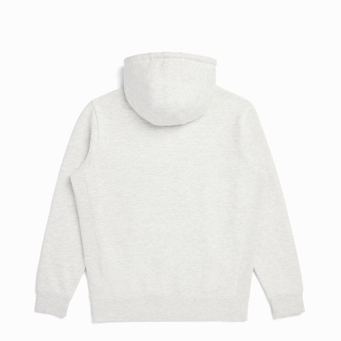 Ash Heather Organic Cotton Hooded Sweatshirt