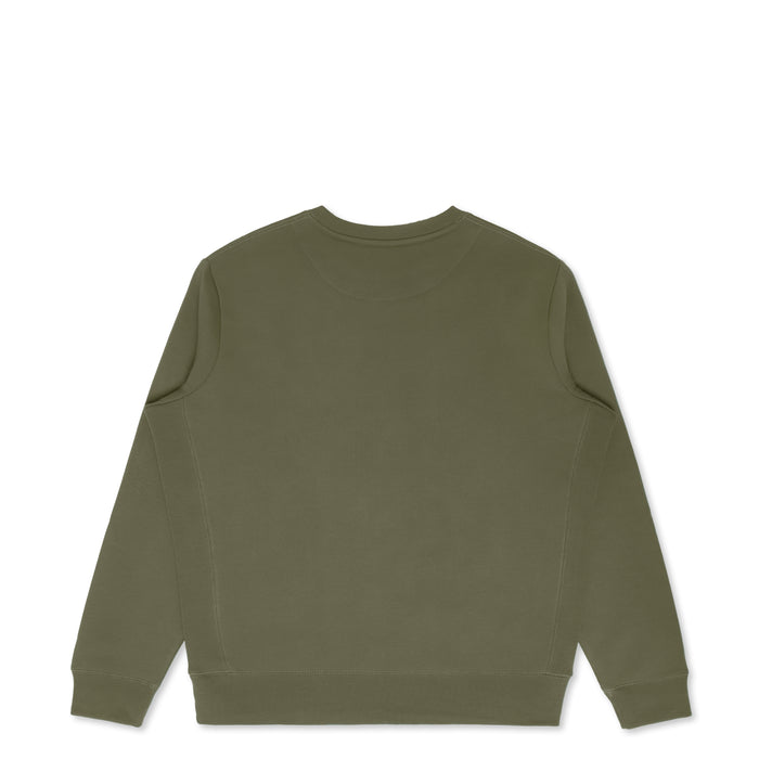 Military Olive Organic Cotton Crewneck Sweatshirt — Original Favorites