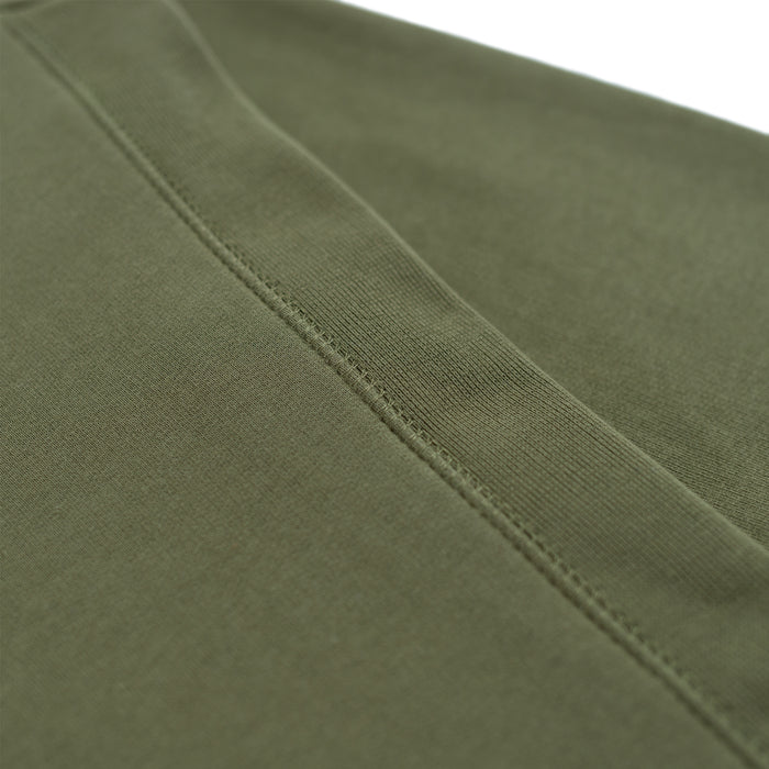 Military Olive GOTS® Organic Cotton Crewneck Sweatshirt — Original 