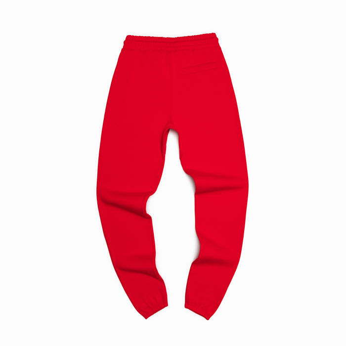 Red joggers