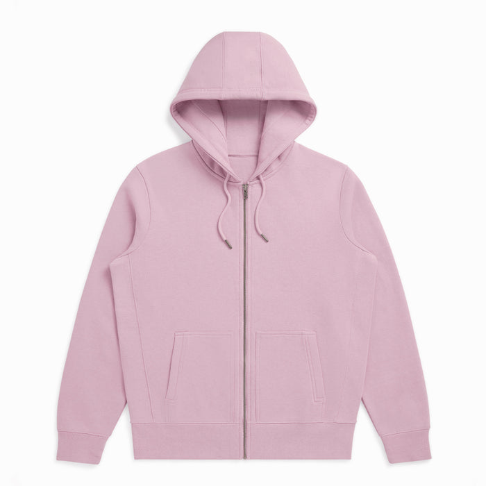 Lavender Organic Cotton Zip-Up Sweatshirt